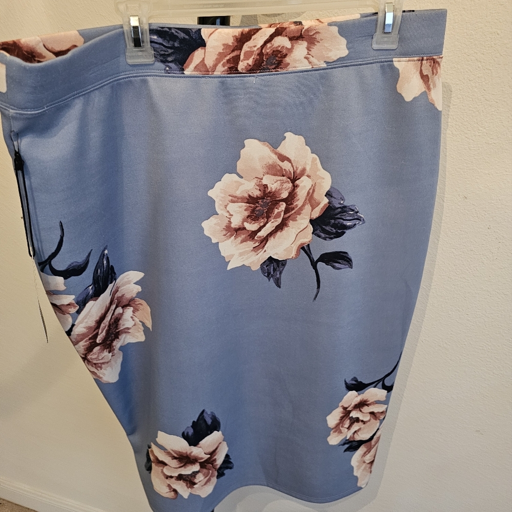 Knee length skirt